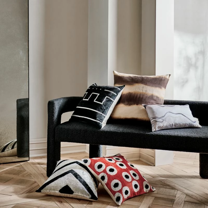 Stature Black Boucle Bench – Modern Living Room Furniture - Image 2