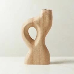 Tima Yellow Stone Taper Candle Holder Small - Elegant Home Accessories