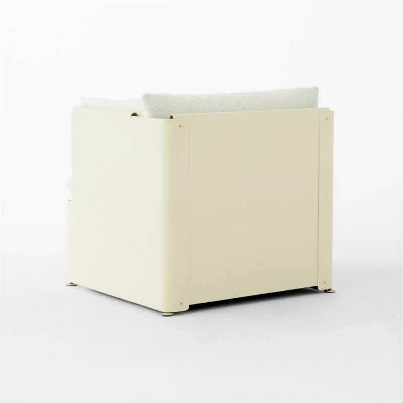 Tol Ivory Boucle Chair - Modern Living Room Furniture - Image 6