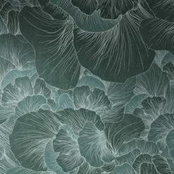 Venation Green Floral Wallpaper - Premium Wall Decor for Modern Interiors