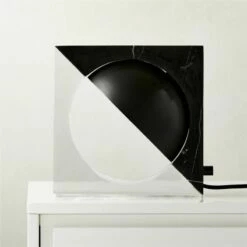 Venus Black Resin Modern Table Lamp - Stylish Lighting for Home & Office