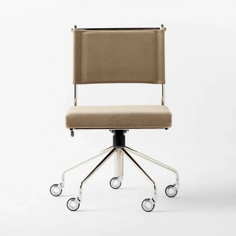 Vicino Rye Velvet Office Chair - Image 2
