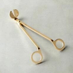 Premium Brass Candle Wick Trimmer - Elegant Home Accessory