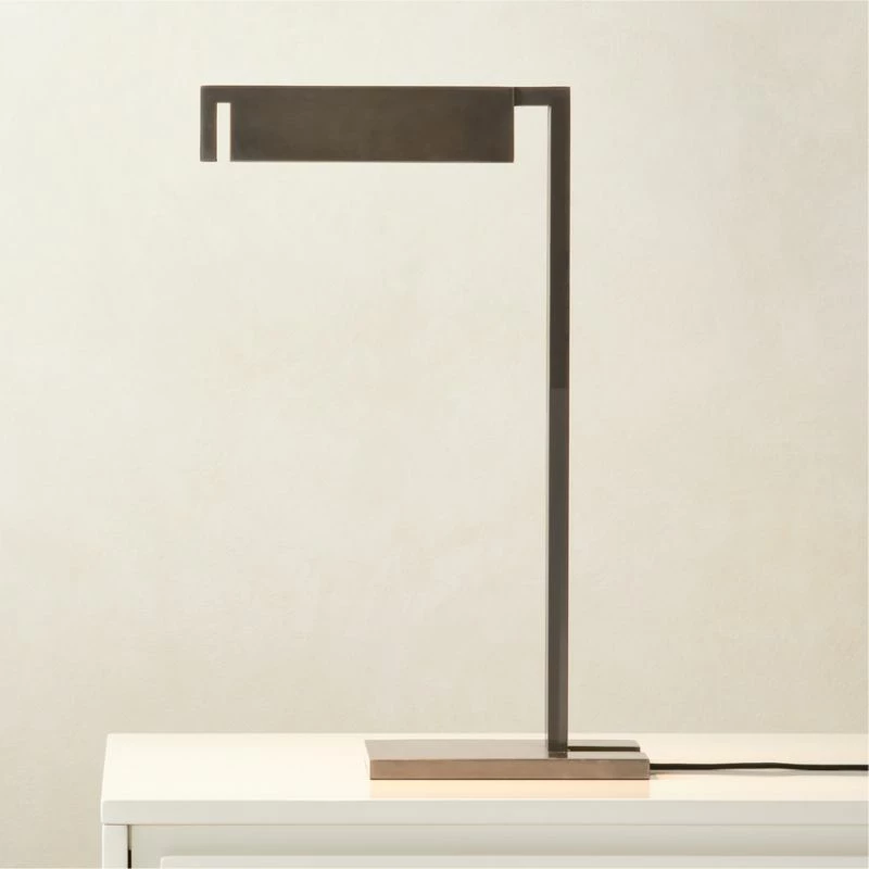 Wilde Blackened Brass Task Table Lamp - Stylish Lighting for Modern Homes - Image 2