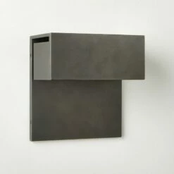 Wilde Blackened Brass Task Wall Sconce Light - Modern Lighting Fixture