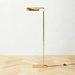 Wilde Polished Brass Task Floor Lamp - Modern Lighting Solution