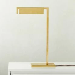 Wilde Polished Brass Task Table Lamp - Elegant Lighting for Modern Spaces