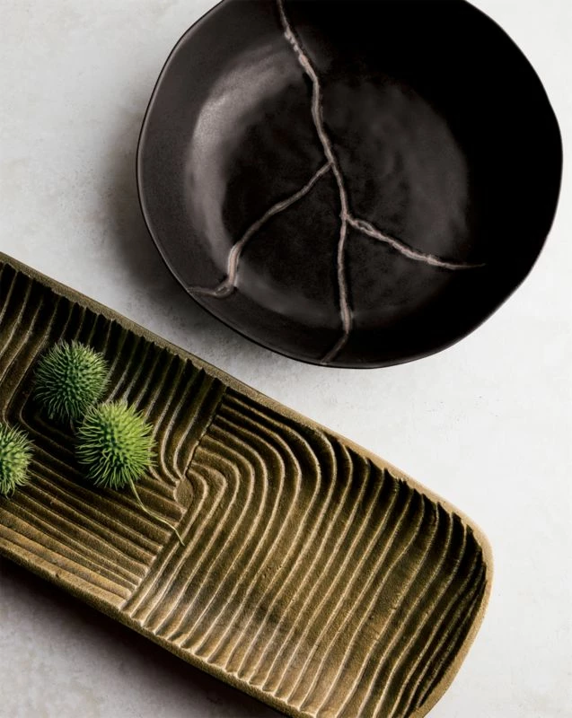 Mend Metallic Black Serving Bowl - Elegant Home Accessories - Image 5